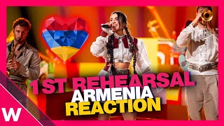 🇦🇲 Armenia First Rehearsal (REACTION) Ladaniva Jako @ Eurovision 2024