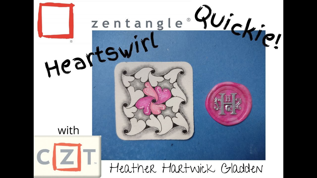 Zentangle® Quickie: Heartswirl