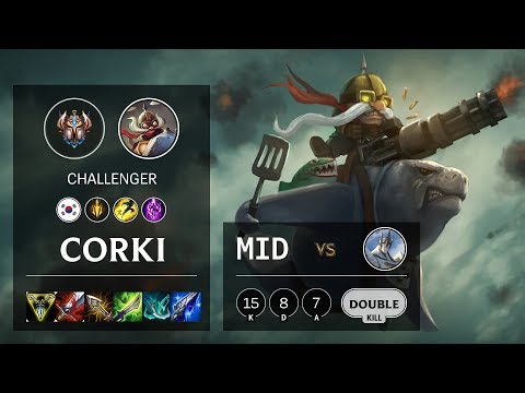 Corki Mid vs Galio - KR Challenger Patch 10.11
