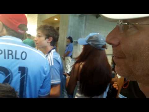 New York City FC - City Send Off after the Galaxy game: Pirlo, Lampard, Villa