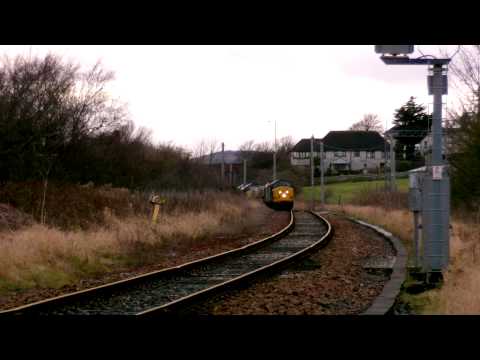 SELLAFIELD TO HEYSHAM  FLASK TRAIN    THURSDAY 27 TH DECEMBER 2012