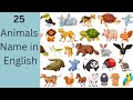 Animals ABCD ABC Animals Name In English Animals Names Animals For Kids Animals Vocabularly