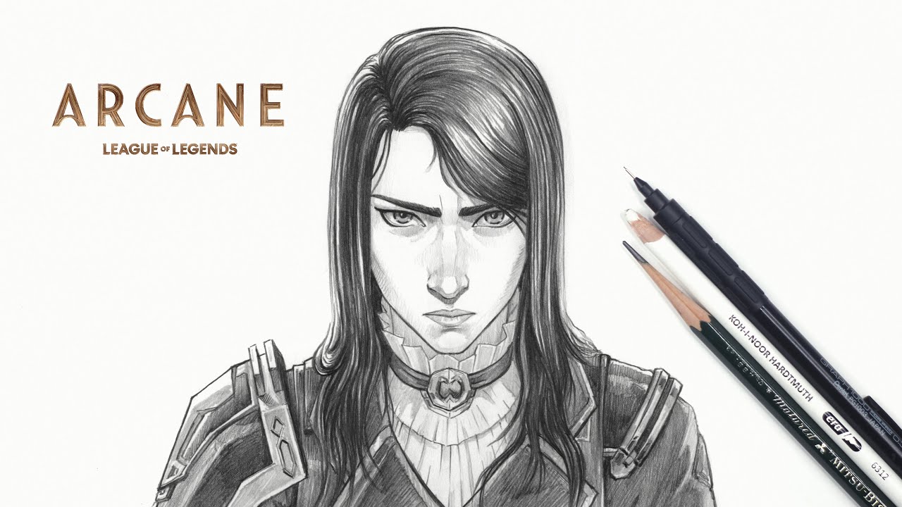 How to draw Caitlyn | ARCANE Season 2 | Caitlyn