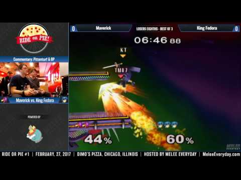 Ride or Pie 1 - Maverick (Falco) vs. King Fedora (Marth) - SSBM - Losers Eighths