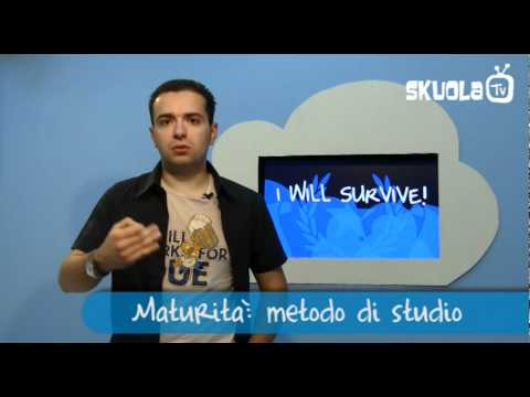 Maturità: metodo di studio