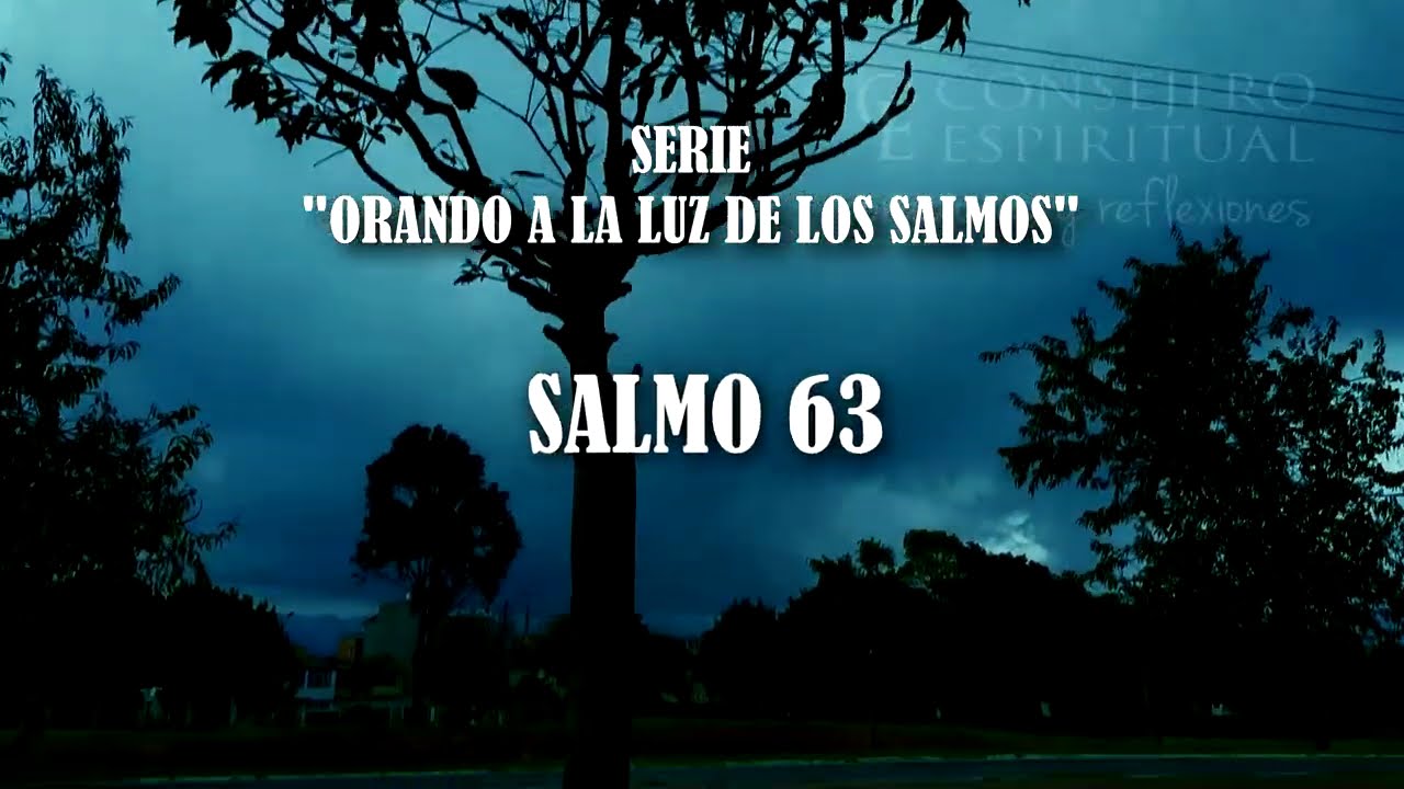 Salmo 63 Dios mio eres tu, De madrugada te buscaré!