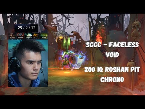200 IQ Roshan pit chrono | Sccc - Faceless Void | Highlights