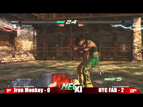 Iron Monkey vs NYC Fab GRAND FINALS NEC XI Tekken 6 Singles