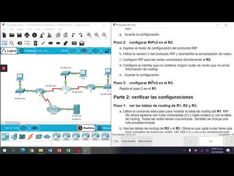 (CCNA 2) Práctica 3.2.1.8 Packet Tracer.