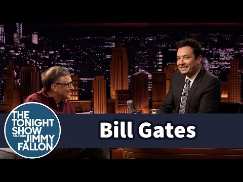 【ザ・トゥナイト・ショー】ビルゲイツとジミーが"大"の処理水を飲む！？Bill Gates and Jimmy Drink Poop Water