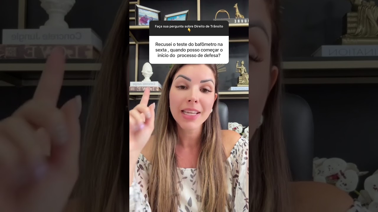 Sim, você pode recorrer da multa do bafômetro!