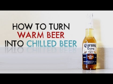 How To Turn Warm Beer Into Cold Beer In 4 Minutes | Life Hacks