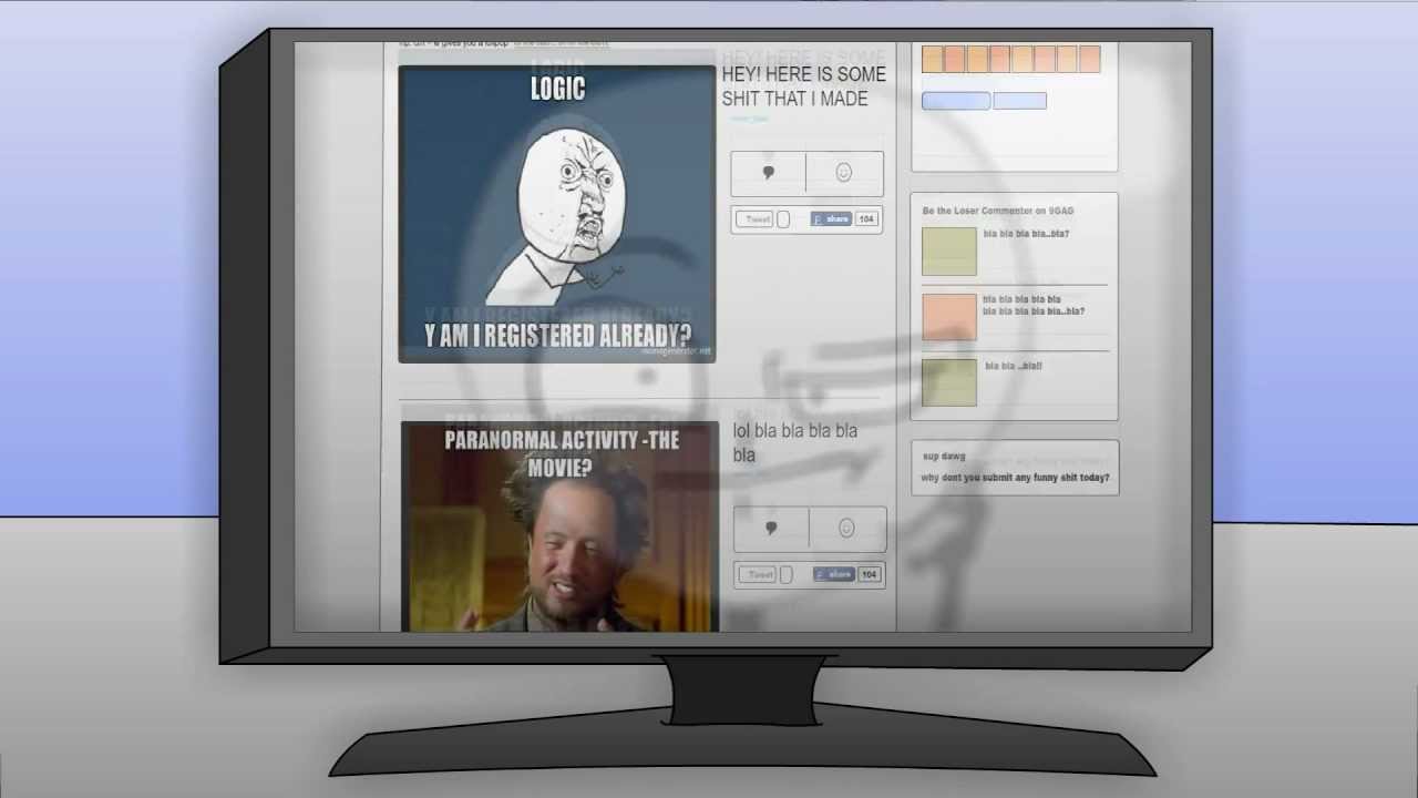 9Gag the piece of garbage