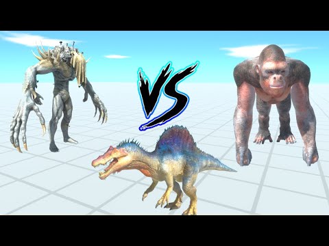 2X PRIMATES VS 2X INFERNALS VS 2X CARNIVORE DINOS   ANIMAL REVOLT BATTLE SIMULATOR