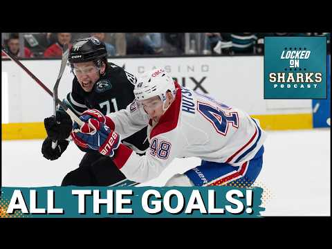 THRILLER: San Jose Sharks Edge Canadiens as Macklin Celebrini and Will Smith IGNITE Goal Fest