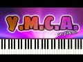 Y M C A Village People Piano Tutorial