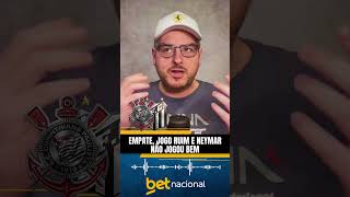 Santos e Corinthians empatam em tarde ruim de Neymar #ricaperrone #futebol #neymar #santosfc