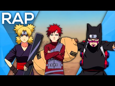 🔴 Rap dos Irmãos da areia - Gaara, Kankuro e Temari (Naruto) l Águia l Conjunto 10