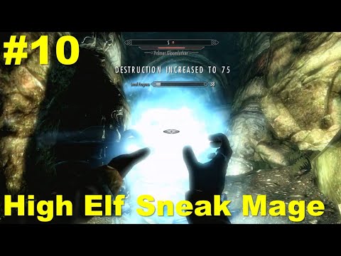 Skyrim High Elf Sneak Mage on Legendary Difficulty - 10