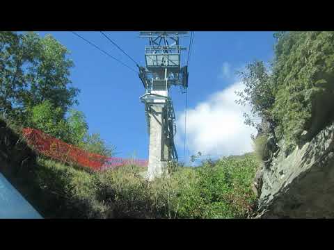 Luftseilbahn Kalpetran - Embd Bergfahrt 2020 - cable car Switzerland