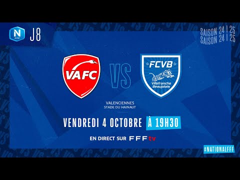 J8 I Valenciennes FC vs FC Villefranche B en replay (2-2) I National FFF 2024-2025