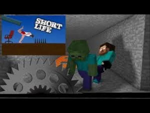 Monster School SHORT LIFE CHALLENGE - Minecraft Animation[cefspan minecraft]