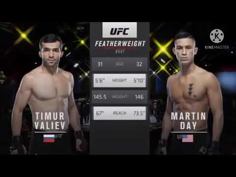 Timur Valiev Vs Martin Day Highlights | UFC Fight Night