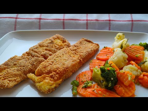 File de șalău la tigaie, în crustă de mălai. Un deliciu!