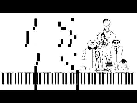 Addams Family Theme by Vic Mizzy Pianoarrangement in 5 Level!