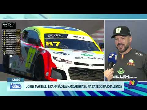 Jorge Martelli, do Oeste catarinense, conquista título da NASCAR Brasil na categoria Challenge