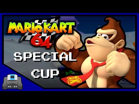 Special Cup 100cc as Donkey Kong | Mario Kart 64 Gameplay (Japanese version)