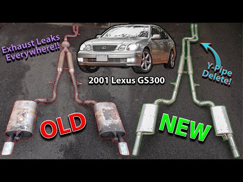 Building A Custom Exhaust For My Lexus GS300!