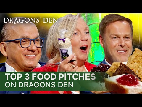 Top 3 Food Pitches In The Den | Dragons' Den