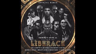 Bad Bunny  Liberace (Remix) Ft Anuel AA  Farruko  Bryant Myers  De La Ghetto  Darell (Video Concept)