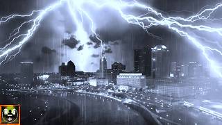 Thunderstorm Sounds with Intense Rain, Powerful Lightning & Heavy Thunder for Sleep | Ohio, Columbus