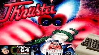 THRUSTA – Commodore 64 (1984) | Software Projects’ Gravity-Based Space Shooter