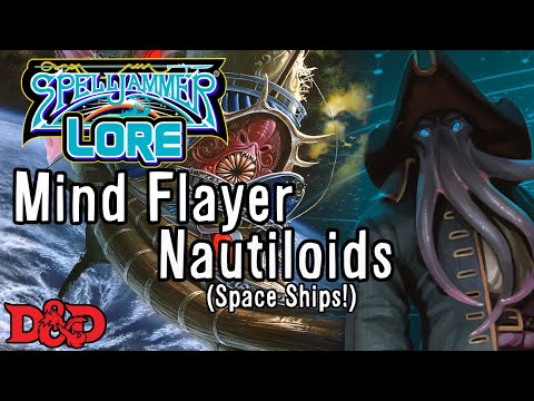 Spelljammer Lore - Mind Flayer Space Ships (D&D)