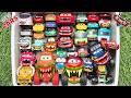 Disney Pixar Cars Unboxing Review Lightning McQueen Tow Mater Doc Hudson Sally Carrera Cruz