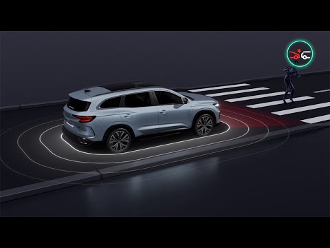 sistema de travagem de emergência ativa - Espace full hybrid E-Tech - Renault