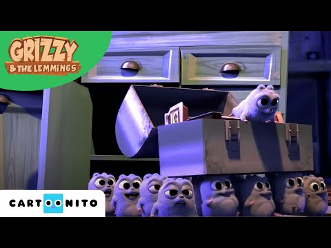 Grizzy en de Lemmings | Baby Grizzy | Cartoonito