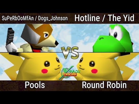 Xanadu Origins - Hotline & The Yid Vs. SuPeRbOoMfAn & Dogs Johnson - Smash Bros - SSB64