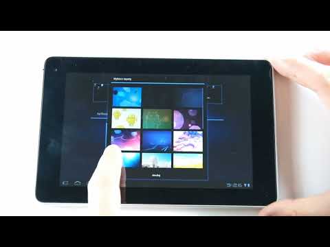 Huawei MediaPad - appearance, menu - part 1