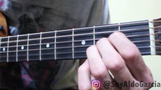 Como tocar &quot;Te Seguire Queriendo&quot; CRECER GERMAN (TUTORIAL DE GUITARRA) @AldoGarcia