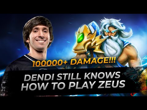 Dendi plays Zeus Mid Lane - Dota 2 Replay Full Gameplay