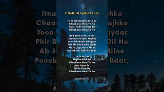 Download lagu CHAHUN MAIN YA NA SONG LYRICS 🎶🤍 #arijitsinghsongs #ytshorts #song mp3