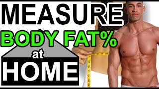 Measure Your Body Fat NOW ➟ AT HOME 🔥 Easy Cheap Effective way to estimate & calculate percentage