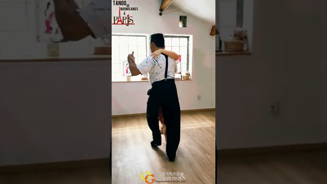 1 #tango #tangodebuenosaires #dancers Georgina Vargas Oscar Mandagaran Musicality Demo  zoom 1/8/22
