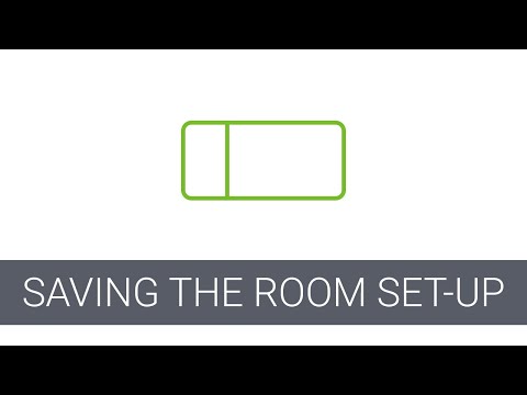Saving the room set-up before the webinar