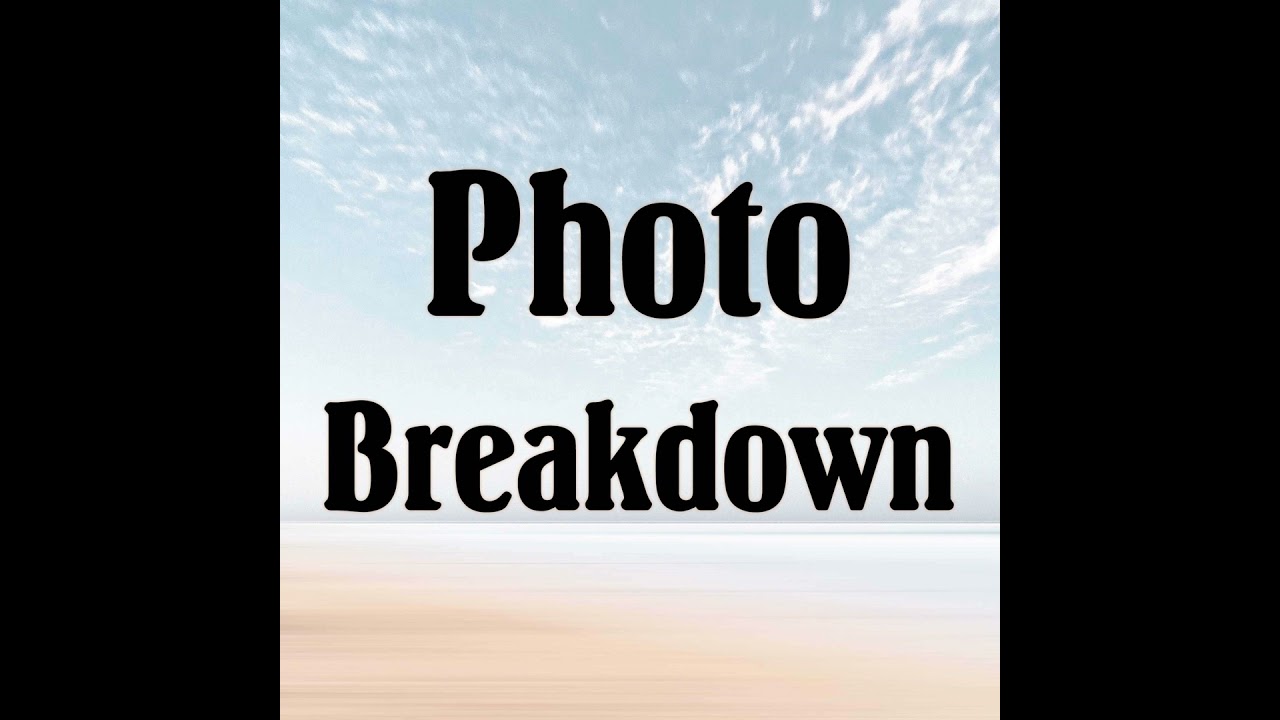 Photo Breakdown - Scott Wyden Kivowitz