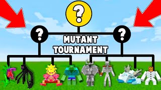 Minecraft: MUTANT TOURNAMENT! MUTANT CREATURES vs MOWZIE'S MOBS!  MINECRAFT BATTLE